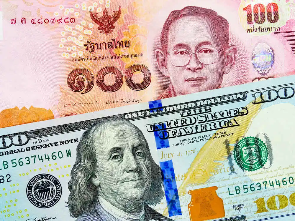 100 USD American Dollar To Thai Baht (THB)