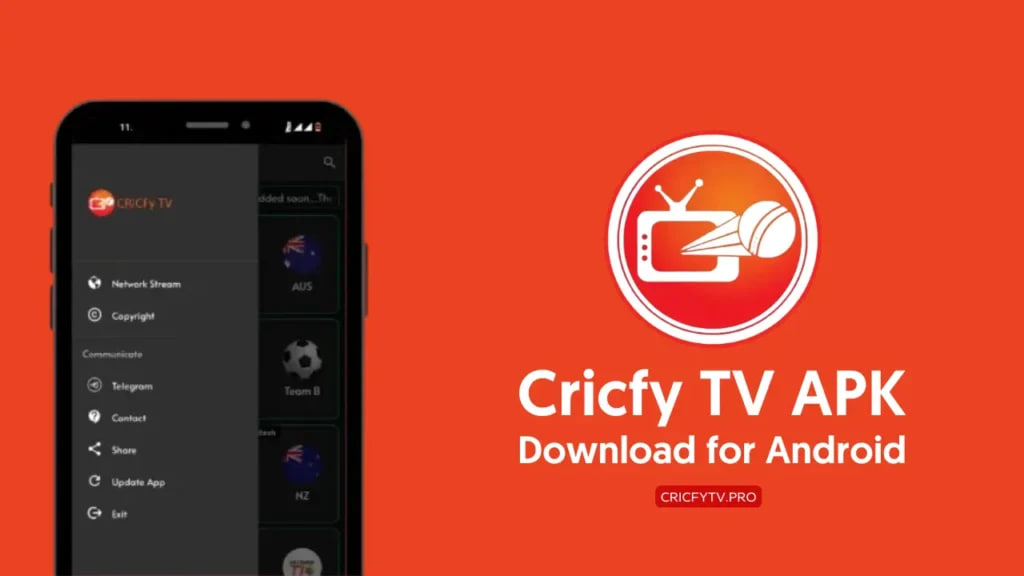Download Link CricfyTV APK v3.6 [17 MB]